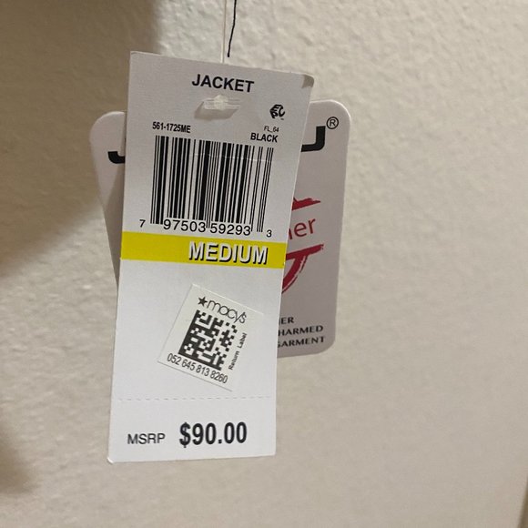 WOMEN'S BLACK FAUX LEATHER MOTO JACKET - Picture 3 of 3